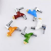 Grifo De Agua Para Jardín Y Balcones Con Conector Rápido 1/2" Hembra Montaje En Pared Para Máquina De Lavar Material Plástico PP - details 0