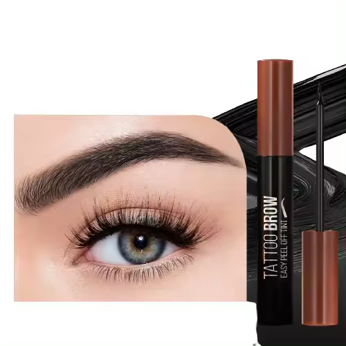 Lápiz para cejas Maquillaje resistente al agua: lápiz para cejas con tinte, 24 horas de duración, crea un aspecto natural - 1