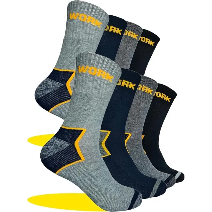 PROUTHS Calcetines de Trabajo hombre Térmicos, Suaves con Talón y Punta reforzados (TALLA ÚNICA 40/46) - 1