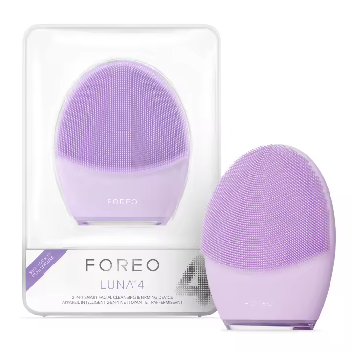 FOREO LUNA 4 Cepillo de limpieza facial | Masajeador facial reafirmante | Cuidado facial antiedad | Mejora la absorción de los productos de cuidado facial | Cuidado facial simple | Piel sensible - 1