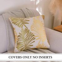 Funda De Cojín Decorativa 45x45 Cm Con Diseño De Encaje Suave Y Respirable Para Sala De Estar Y Dormitorio Estilo Americano - details 5