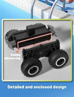 JJRC 2.4G Coche Remoto De Control Para Agua Y Tierra 1/24 Gran Rueda RC off Road Monster Truck Juguetes Para Niños - details 3
