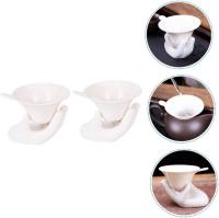 juegos de colador de té de cerámica, filtro infusor de té, accesorio de té, tetera blanca, colador de té con leche, taza de té japonesa, colador de tetera, colador de té, colador de té casero, cerámica - details 0