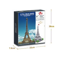 Bloques De Construcción Creativos 3585PCS De La Torre Eiffel Modelos Arquitectónicos Famosos De París Juguetes De Crea Micro Para Niños Y Adultos - details 4