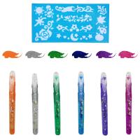 BOLÍGRAFOS de Gel para Tatuajes Temporales| Juego de 5 bolígrafos con Plantilla Incluida |Tatuajes Temporales para Todas las Edades. Se puede Lavar la Tinta. Varios Colores. Essential By Natural Bio Pharma - details 3