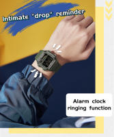 Reloj Deportivo Exterior SANDA Para Hombres Multifuncional Alarm Clock Cronógrafo Impermeable LED Digital Con Tiempo Doble - details 12
