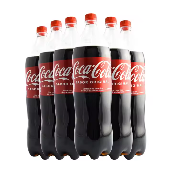 Coca Cola Original botella 2 litros pack de 6 botellas - 1
