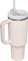 Botella térmica de 1,2 l - Termo que mantiene el frío 11 horas - Helado 48 horas - Botella de agua de acero inoxidable - Botella térmica - Libre de BPA - Cuarzo rosa - details 0