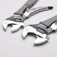 Llave Ajustable Pintudy De Acero Cromo Vanadio 8/10 Pulgadas 30-33mm Multifuncional Para Trabajo Mecánico Herramientas De Reparación Manuales - details 3
