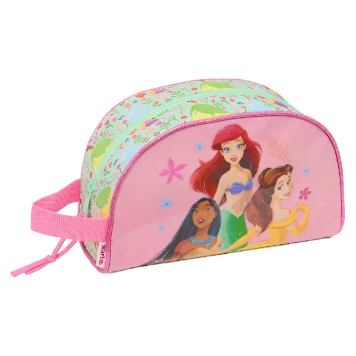 Neceser de Viaje Disney Princess Bloom Verde Rosa 26 x 16 x 9 cm - 1