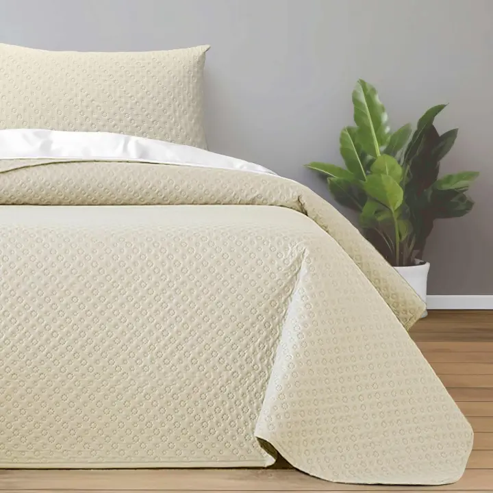 TODOBIEN STORE-Colcha bouti para Verano y Entretiempo, Colcha para Cama 90,105,135,150,180  100% Poliester, Colcha Cubre Cama Fina, Suave, Con Funda de Cojin - 1