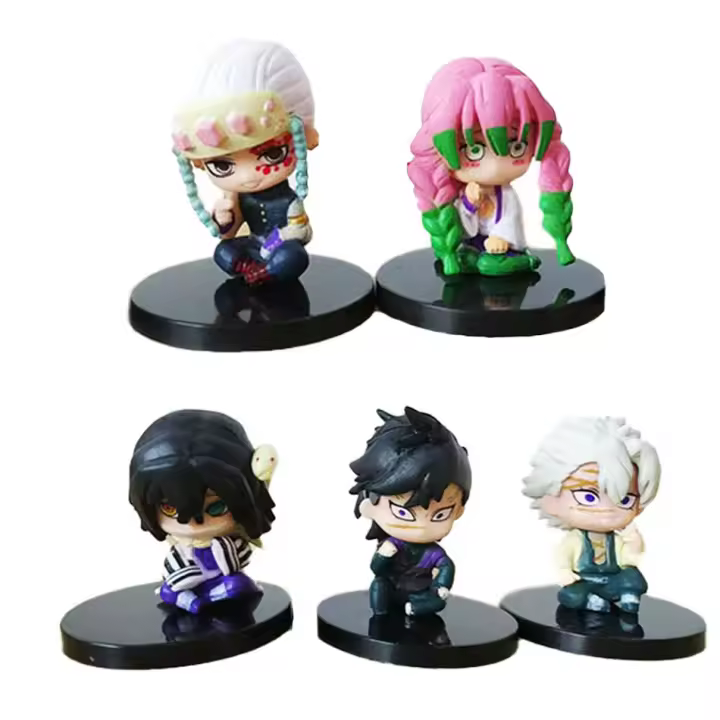 Set De 15 Figuras Q Demon Slayer Con Tanjiro Nidouzi Inosuke Zenizu Muñecos De Acción Modelo De Película Juguete Para Coleccionistas - 1