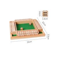 Juego De Dados De Madera Para 2-4 Jugadores ' Shut-The-Box ' Capacidad De Pensamiento Cognitivo Juego Manual Sin Químicos Originales En China - details 3