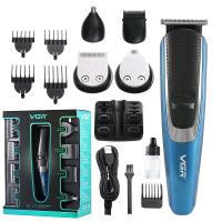 Euroxanty Maquina Afeitadora y Barbera Inalámbrica 5 en 1 VGR V-172 - Recargable USB - Barbero Afeitadora Recargable - Cortadora de Pelo Eléctrica - Máquina de Afeitar Portátil - Ligera - Azul - details 2