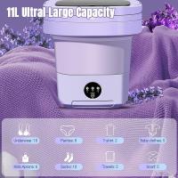 11L plegable mini lavadora portátil para lavadora pequeña en apartamento, lavandería de viaje, camping, rv, dormitorio - details 2