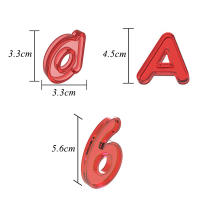 Juego Educativo De Aritmética Transparente Con Palabras Alfanuméricas Arcoíris Mayúsculas/Minúsculas Letras Inglesas Para Niños De 3-12 Años - details 5