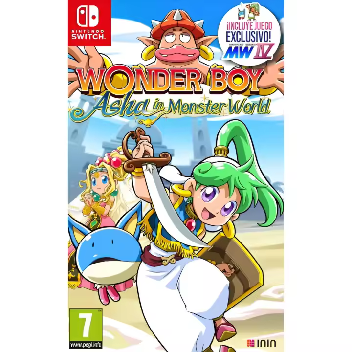 Wonder Boy Asha In Monster World - Nintendo Switch - Nuevo precintado - PAL España - 1