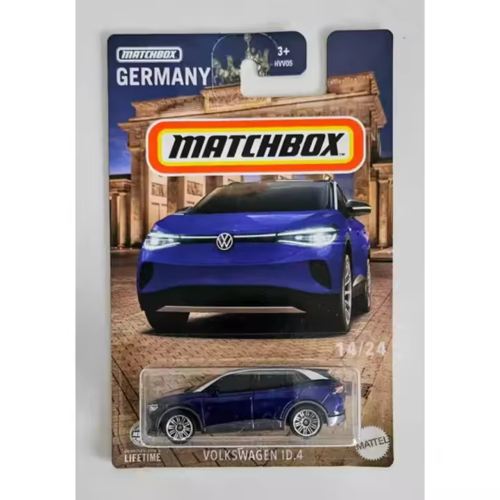 MATTEL - Matchbox   Volkswagen ID.4  - Color Azul - Vehículo coleccionable - Regalo Original - Edad recomendada mayores de 3 años - 1
