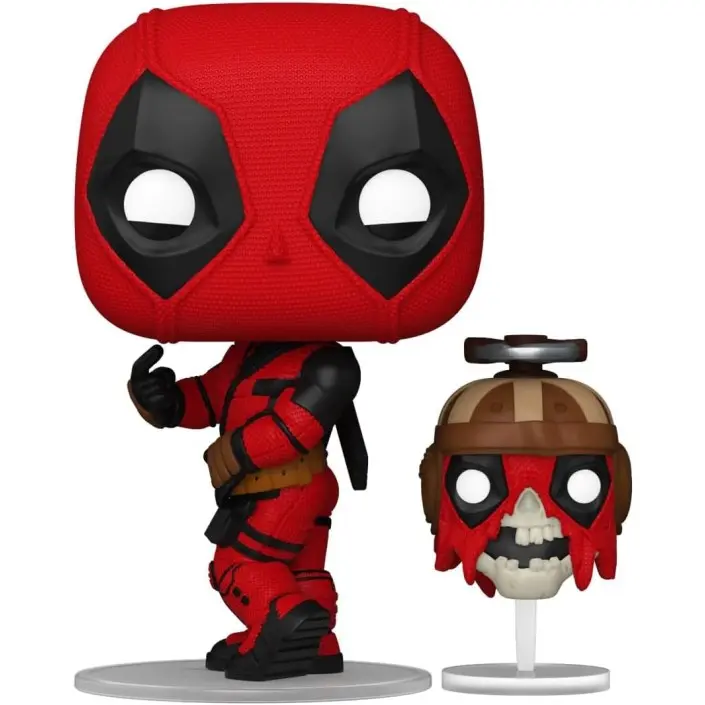 Figura Funko Pop! Marvel Deadpool y Lobezno Deadpool con Headpool Modelo 1400 | 79768 -  Original - Figuras Miniaturas Coleccionables Para Exhibición - Idea De Regalo - Mercancía Oficial - Juguetes Para N - 1