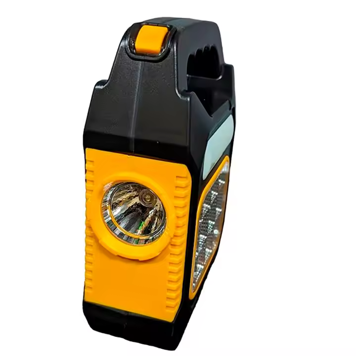 Linterna Led Solar Recargable | Carga solar y USB | Luz de emergencia de Seguridad para Camping | Diferentes modos de iluminación | Lámpara Portátil ergonómica Multifunción Exterior [Clase de eficiencia energética A+++] - 1