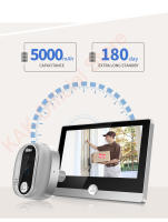 Cámara De Campana Inteligente Tuya 1080P WiFi Con Intercomunicador Detector De Movimiento PIR Vídeo Peephole Compatible Con Google Alexa - details 8
