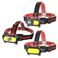 Linterna Frontal LED Recargable Mini Con Sensor De Movimiento Corporal Doble LED Para Camping TorchaLinterna De Cabeza Con USB Impermeable - details 0