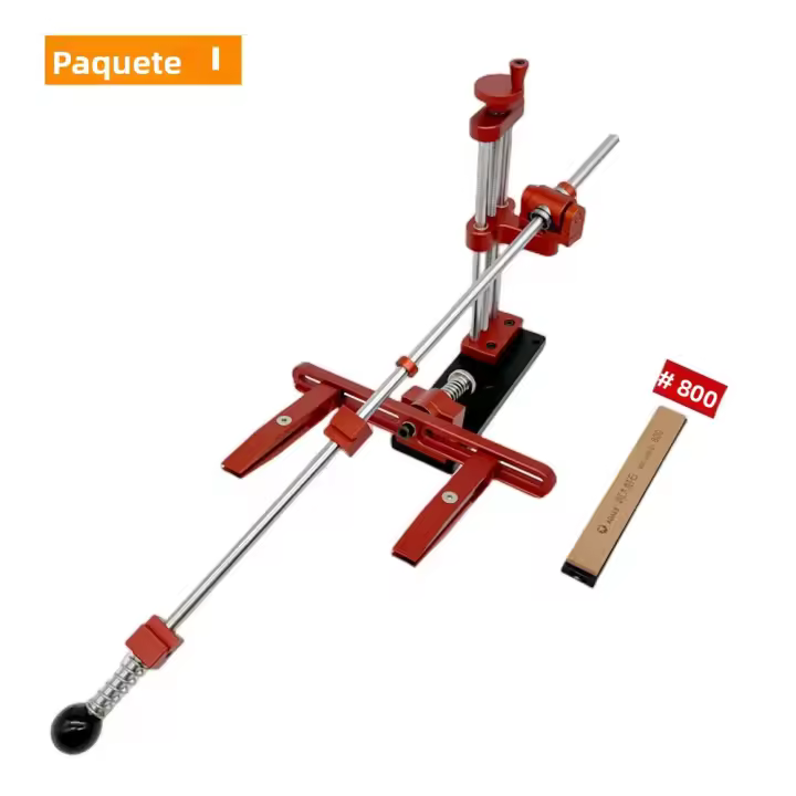 Juego De Afiladores De Navajas Profesionales Con Aluminio De Aleación Y Rotación De 360° Kit De Herramientas De Afilado De Cocina Para Chef - 1
