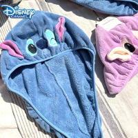 Disco De Secado Rápido De Cabello Stitch Disney Absorbente Para Niños Turbante De Tela De Algodón Para El Hogar Regalo Ideal - details 0