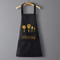 Delantal Para Cocina Impermeable Y Antigrasa Para Hombres Y Mujeres Estilo Pareja Ligero Y Delgado Ropa De Trabajo Para Cocinar - details 4