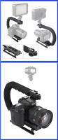 Soporte portátil en forma de U para cámara de fotografía, Kit de estabilizador Steadicam en forma de C para SLR DV - details 3