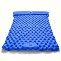 Nueva Manta De Acampar Inflable Doble 2025 Con Almohada Integrada Para Viajes Y Senderismo Matrícula De Camping Con Bomba De Almohada Incorporada - details 5