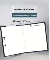 Carpeta De Archivo A4 Organizador De Documentos Con Porta Con Sumario Para Negocios Y Escuela Suministros De Oficina Y Estación - details 1