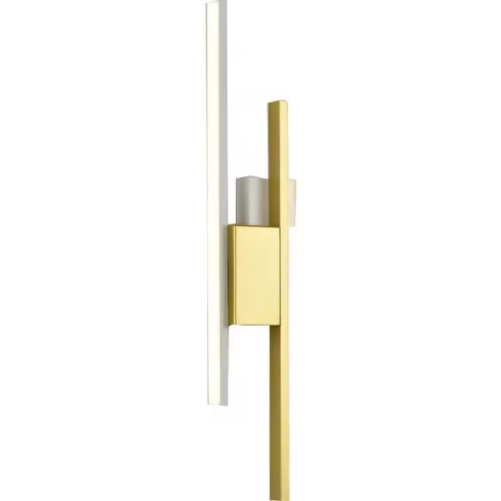 LUZ DE PARED. APLIQUE. COLOR BLANCO Y DORADO. LUZ LED 16W. Ref. 741 - 1