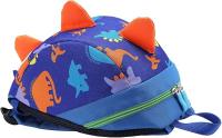 Mochila de dinosaurio para niños y niñas, mochila antipérdida con correa de seguridad de dibujos animados con riendas - details 3