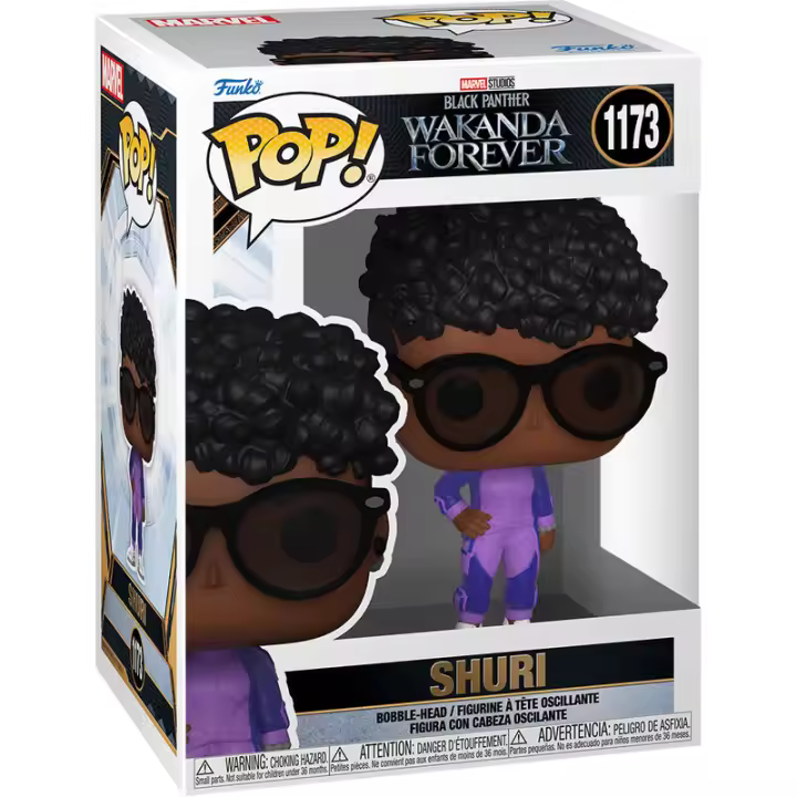 Figura Pop Marvel Black Panther Wakanda Forever Shuri-Figura de Vinilo Coleccionable - Idea de Regalo- Mercancia Oficial - Juguetes para Niños y Adultos - Movies Fans - Muñeco para Coleccionistas y Exposición - 1
