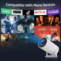 Proyector Portátil 4K HD 1080P Dual Wifi6 Con Sistema Android Para Cine Hogar Exteriores Oficina Proyector LED De Alta Resolución - details 1