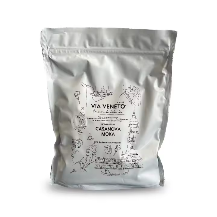 Café molido para mezcla Mocha Via Veneto Casanova 250 gr - 1