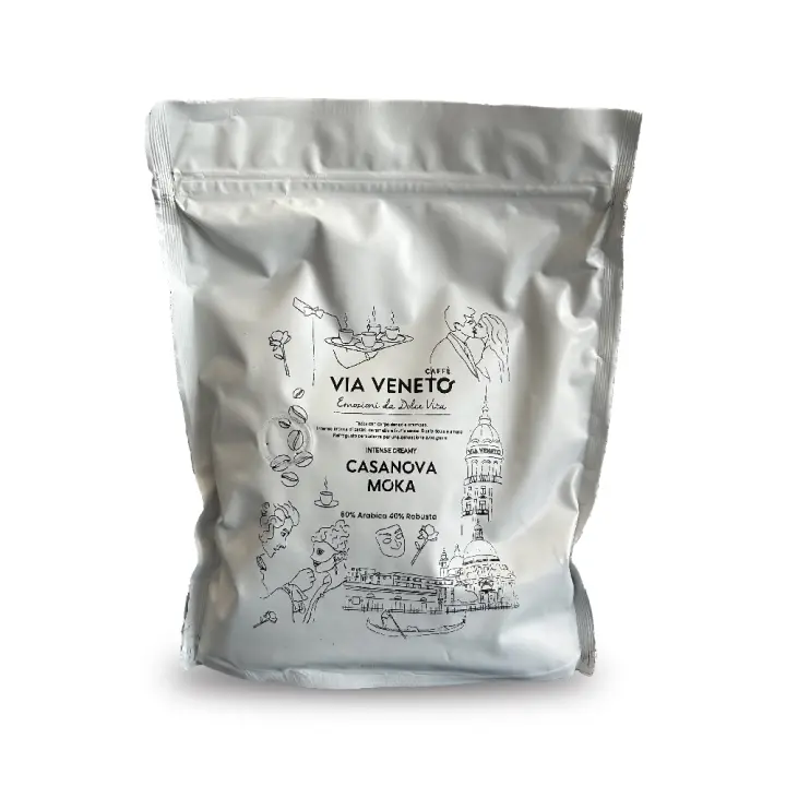Café molido para mezcla Mocha Via Veneto Casanova 250 gr - 1