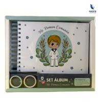 Bismark Set Álbum Mi Primera Comunión – Niño | Recuerdo Ideal para Niños y Niñas, Incluye Álbum de Fotos Autoadhesivo y Estuche Decorado para Guardar Memorias del Día de la Comunión - details 0