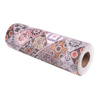 Cofan Rollo de Alfombra Vinílica Semirrígida con Diseño Digital de Azulejos Geométricos · Impermeable, Antimanchas y Resistente · Medidas del rollo: 52 cm x 20 m - details 2