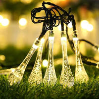Luces Solares LED De Gota Para Exterior Impermeables Para Jardín Caminos Valla Decoración De Boda Fiesta Navidad Luz Solar Autónoma - details 1