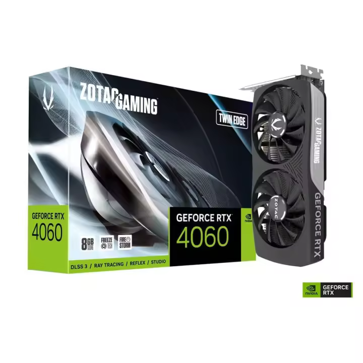 TARJETA GRAFICA ZOTAC GEFORCE RTX 4060 TWIN EDGE | 8GB | GDDR6 - 1