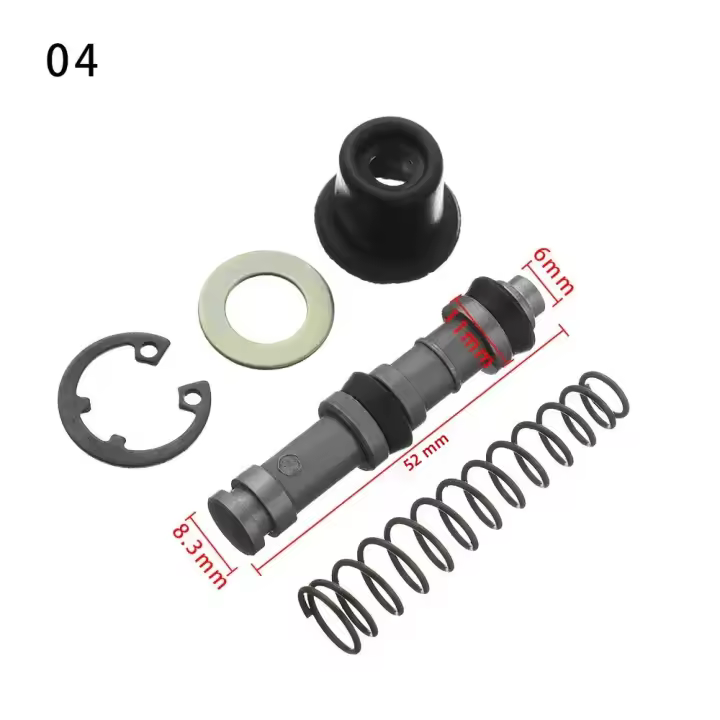 Kit De Reparación De Plunger De Pistón Para Motocicleta Pump De Embreague Y Freno 11mm 12.7mm 14mm Accesorios De Reparación De Cilindro Maestro - 1