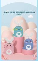 Cepillo De Dientes Eléctrico Para Niños En Forma De U Silicona Cartoon Inteligente 360 Grados Cepillo Sonic Recargable Automático - details 8