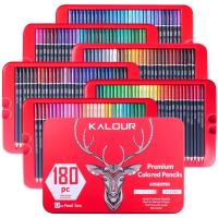 KALOUR Set De Lápices De Colores Profesionales 50/72/180/240/300 Pcs Lápices De Aceite Para Dibujos Y Pintura Artística Suministros Para Colorear - details 17