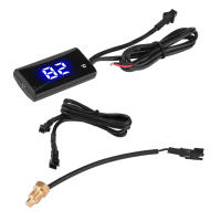 Termómetro Digital Para Motocicleta Indicador De Temperatura De Agua Luz Azul Medidor De Goma Para Vehículos De Motor - details 9