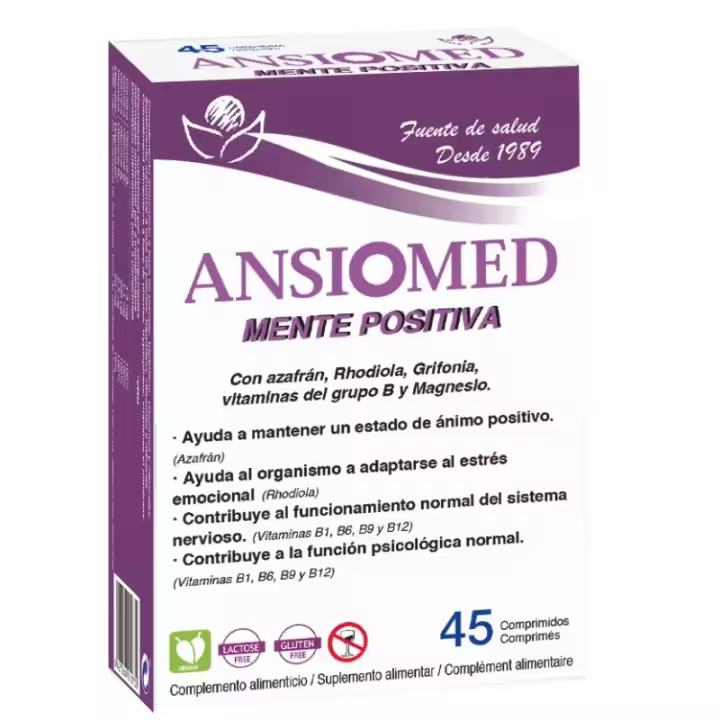 ANSIOMED MENTE POSITIVA 45 COMPRIMIDOS - 1