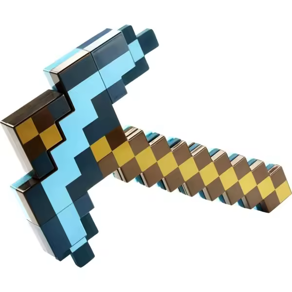Juguetes de Minecraft Espada y Pico Transformación del Juego de Minecraft Cómodo Clásico-Perfecto Azul - 1