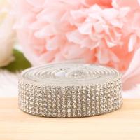 Cinta De Rhinestone Adhesiva De 1 Yarda Para Decoración De Ropa Eventos Coches Teléfonos Artesanías Material De Poliéster - details 11
