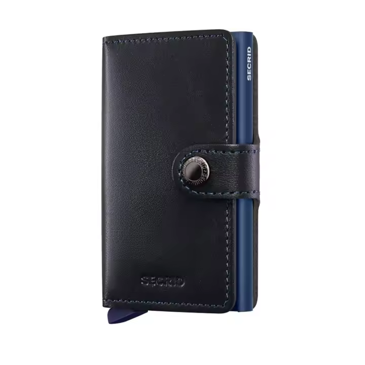 Tarjetero Secrid Miniwallet Original Black-Navy Unisex - 1